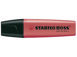 STABILO - SURLIGNEUR BOSS ORIG. ROUGE - INSTRUMENTS D'ECRITURE - STABILO