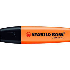 STABILO - SURLIGNEUR BOSS ORIG. ORANGE - INSTRUMENTS D'ECRITURE - STABILO