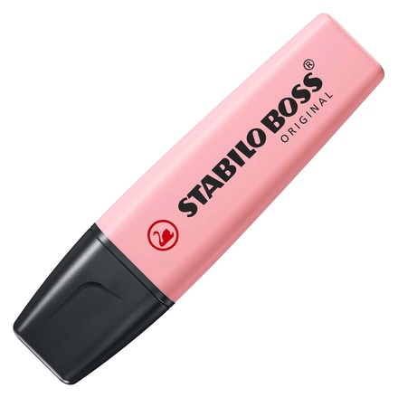 STABILO - SURLIGNEUR BOSS PASTEL ROSE - INSTRUMENTS D'ECRITURE - STABILO