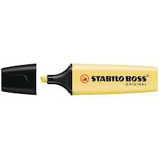 STABILO - SURLIGNEUR BOSS PASTEL JAUNE - INSTRUMENTS D'ECRITURE - STABILO