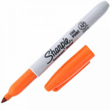 MARQUEUR SHARPIE FIN ORANGE - INSTRUMENTS D'ECRITURE - MICROSOFT