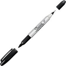 MARQUEUR SHARPIE DOUBLE POINTE - INSTRUMENTS D'ECRITURE - MICROSOFT