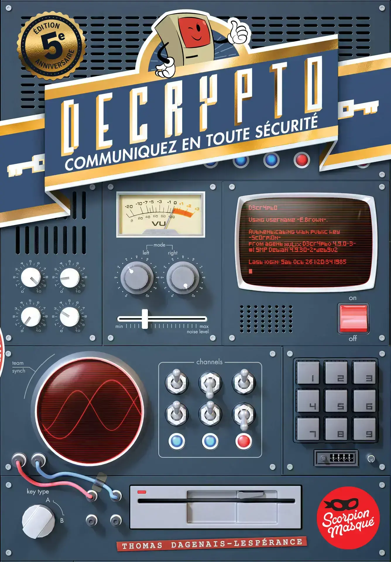 DECRYPTO 5E ANNIVERSAIRE - JEUX DE STRATEGIE & DE TABLE - SCORPION MASQUE