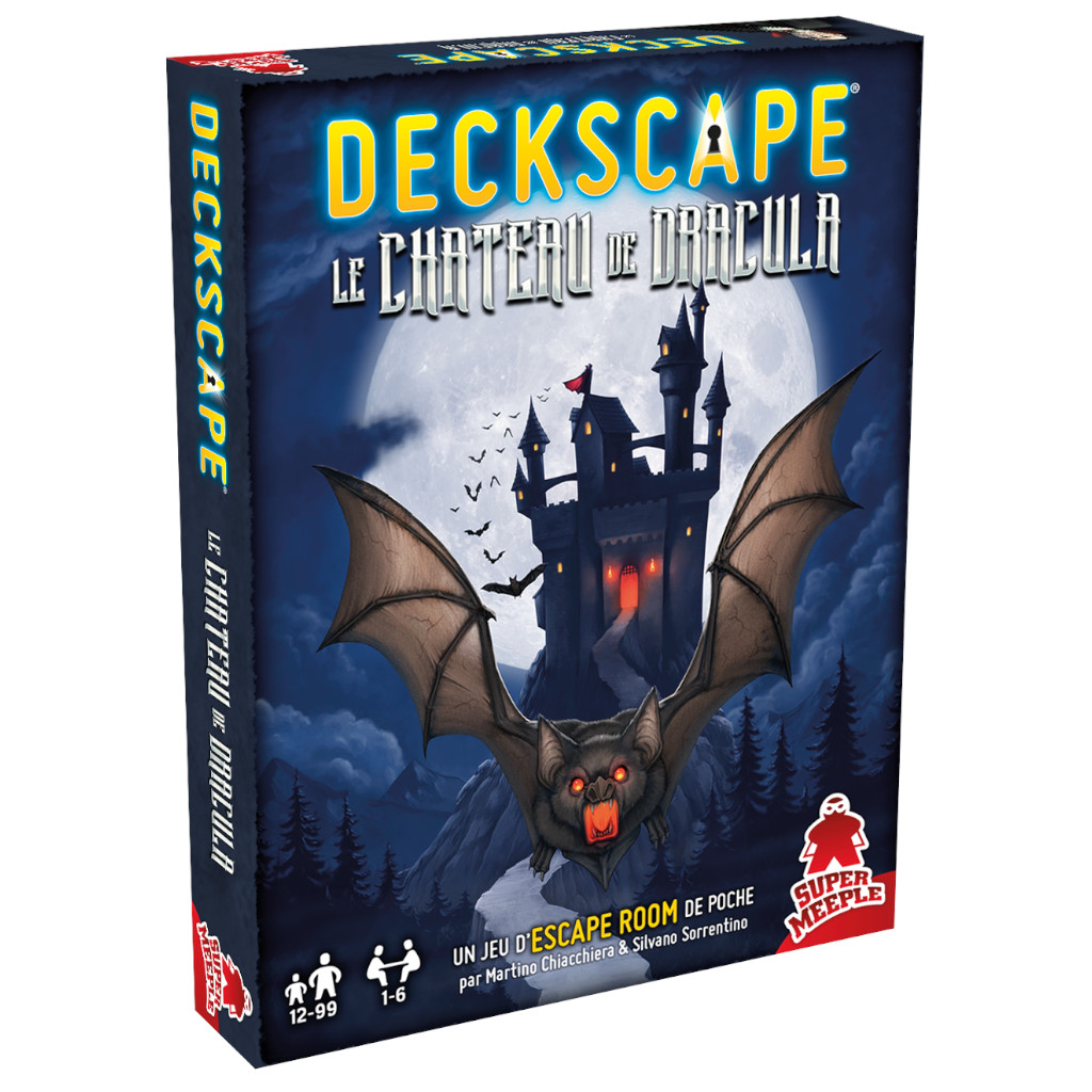 DECKSCAPE LE CHATEAU DE DRACULA - JEUX DE PARTY & D'AMBIANCE - Super Meeple