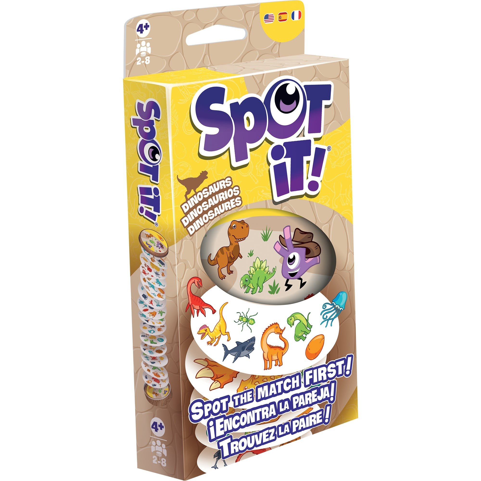 Spot it! dinosaurs(ml) - JEUX DE SOCIÉTÉ ET FAMILLE - zygo matic