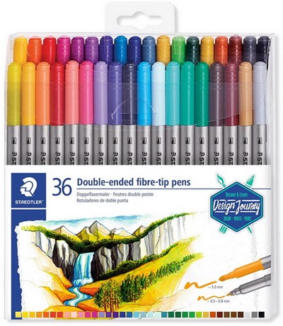 PAQUET 36 CRAYONS DOUBLE POINTE - INSTRUMENTS D'ECRITURE - STAEDTLER-MARS