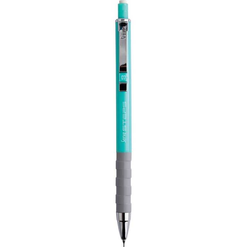 PORTE-MINES STEPS 0.7MM VERT MENTHE - INSTRUMENTS D'ECRITURE - SERVE