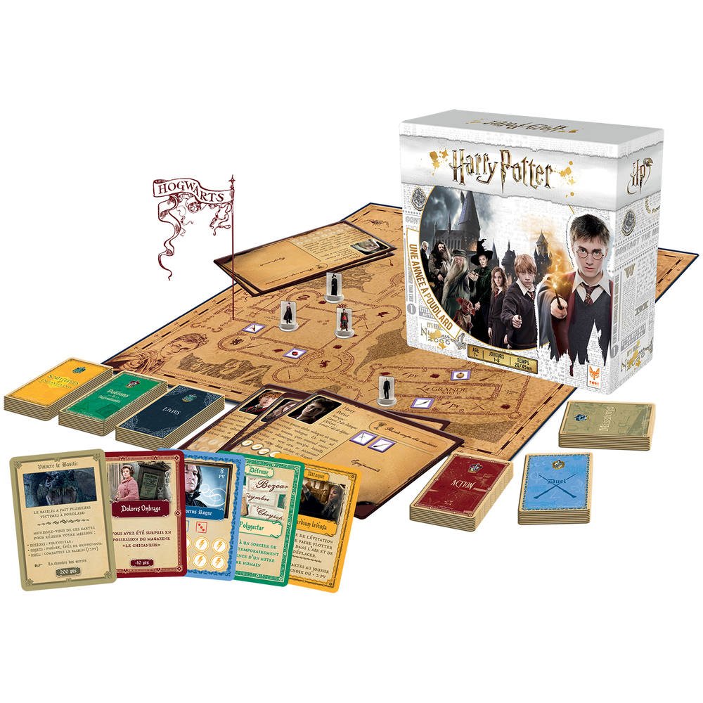 HARRY POTTER - UNE ANNÉE À POUDLARD - JEUX DE STRATEGIE & DE TABLE - TOPI GAMES