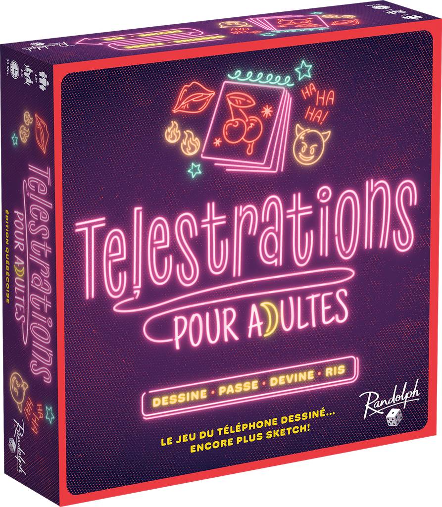 Telestrations pour Adulte Ed. Québécoise - JEUX DE PARTY & D'AMBIANCE - RANDOLPH