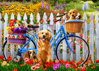 Vermont - Chiots a Velo, 1000 pieces - 1000 PIÈCES - VERMONT