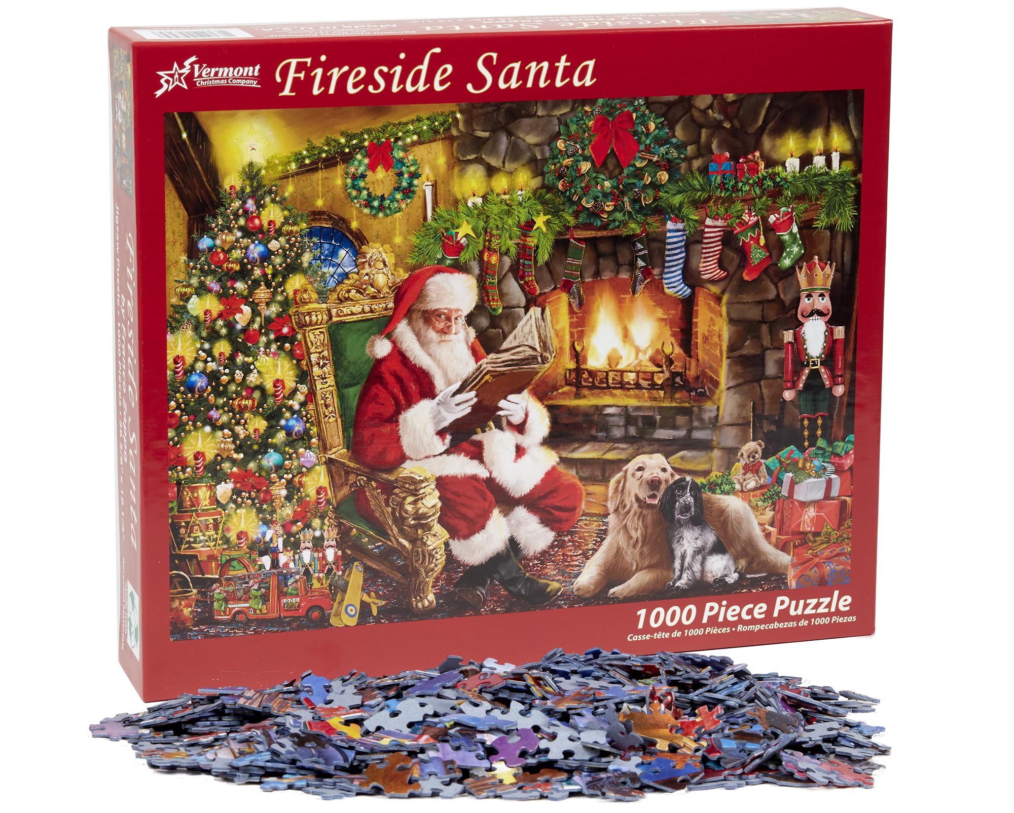 Vermont - Fireside Christmas, 1000 pcs - Vermont - Fireside Christmas, 1000 pcs - VERMONT