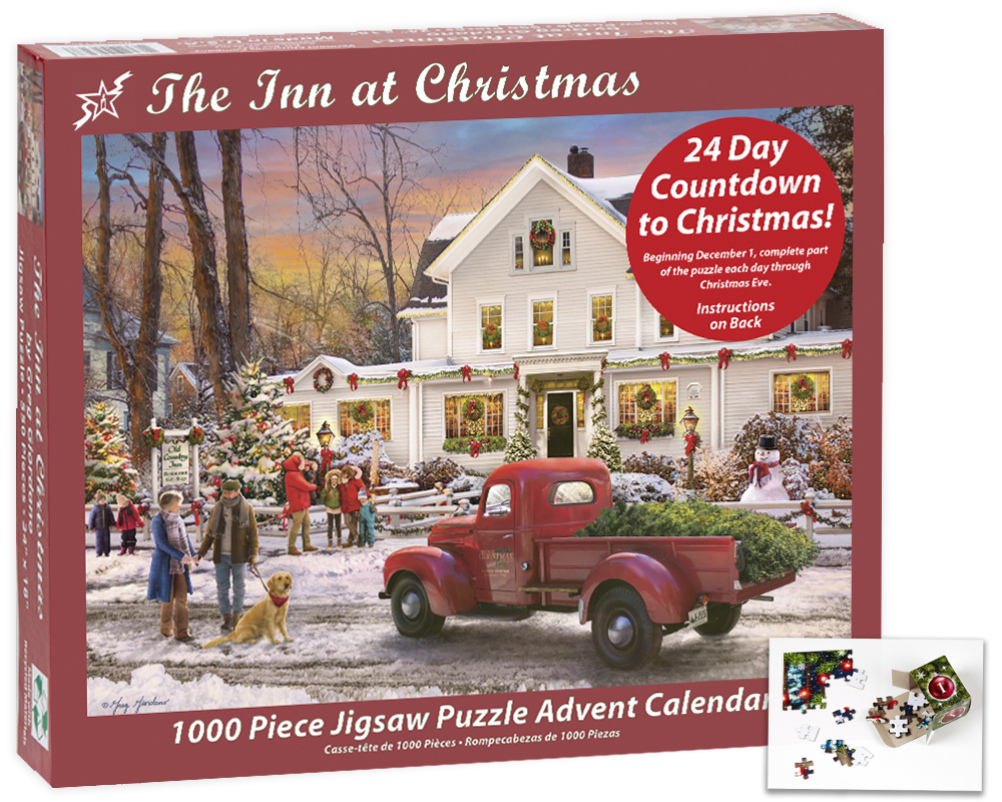 Vermont - calendrier de l'avent, 1000 - 1000 PIÈCES - VERMONT