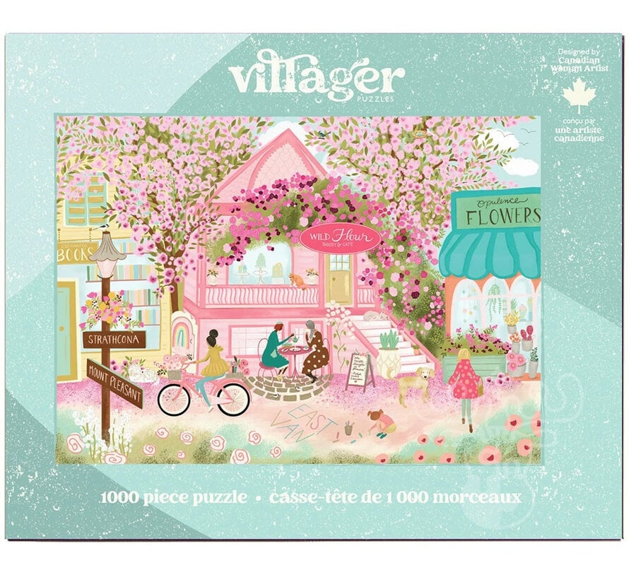VILLAGER - Ville fleurie, 1000 pieces - 1000 PIÈCES - VILLAGER