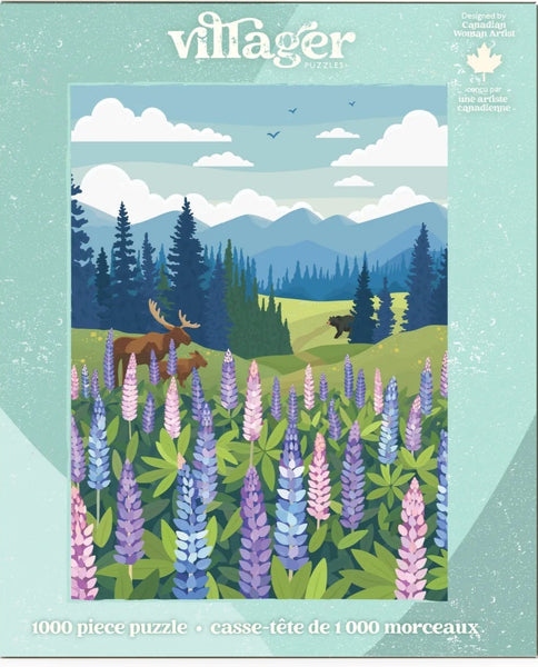 VILLAGER - Prairie de lupins, 1000 pces - 1000 PIÈCES - VILLAGER