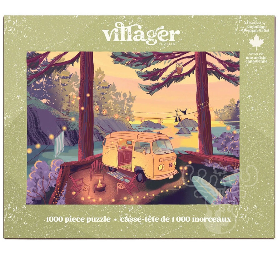 VILLAGER - Crépuscule de camping, 1000 - 1000 PIÈCES - VILLAGER