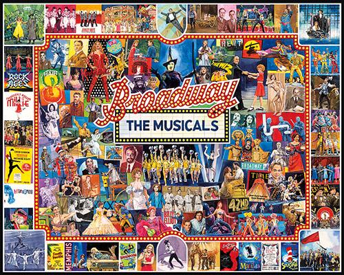 CASSE-TETE 1000 LES COMEDIES MUSICALE - 1000 PIÈCES - WHITE MOUNTAIN