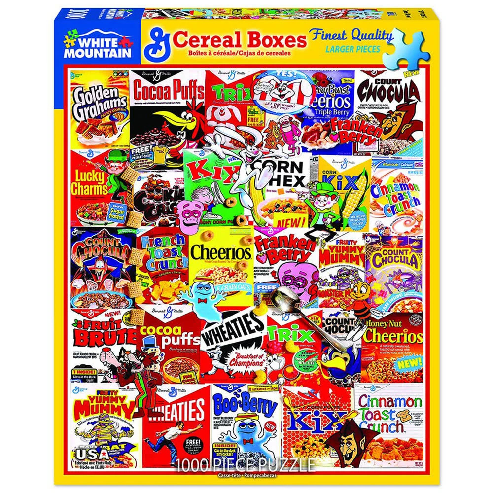 WHITE MOUNTAIN - CEREAL BOXES 1000 - 1000 PIÈCES - WHITE MOUNTAIN