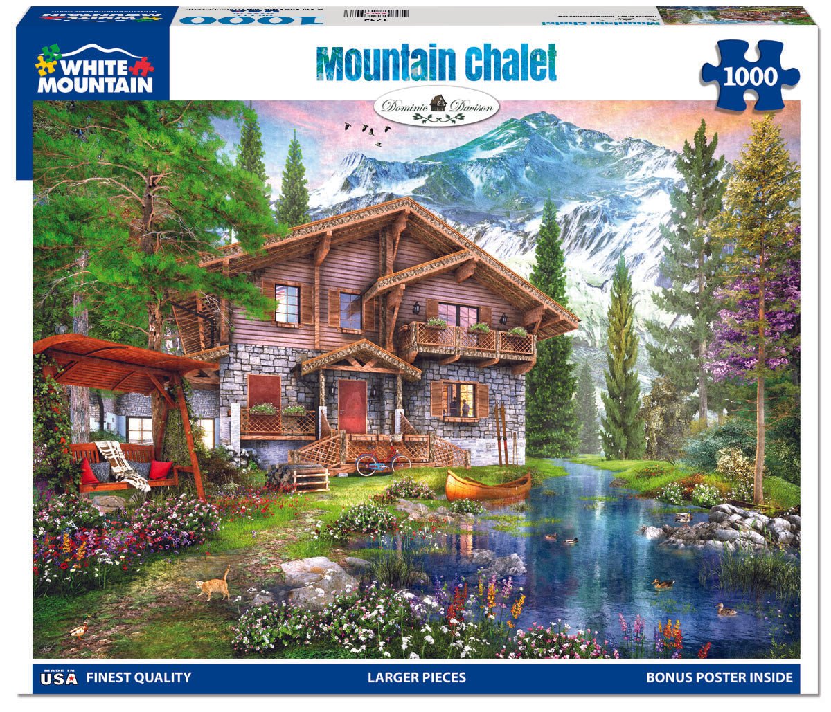 White Mountain - Mountain Chalet, 1000 - 1000 PIÈCES - WHITE MOUNTAIN