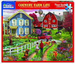WHITE MOUNTAIN - COUNTRY FARM LIFE - 1000 PIÈCES - WHITE MOUNTAIN