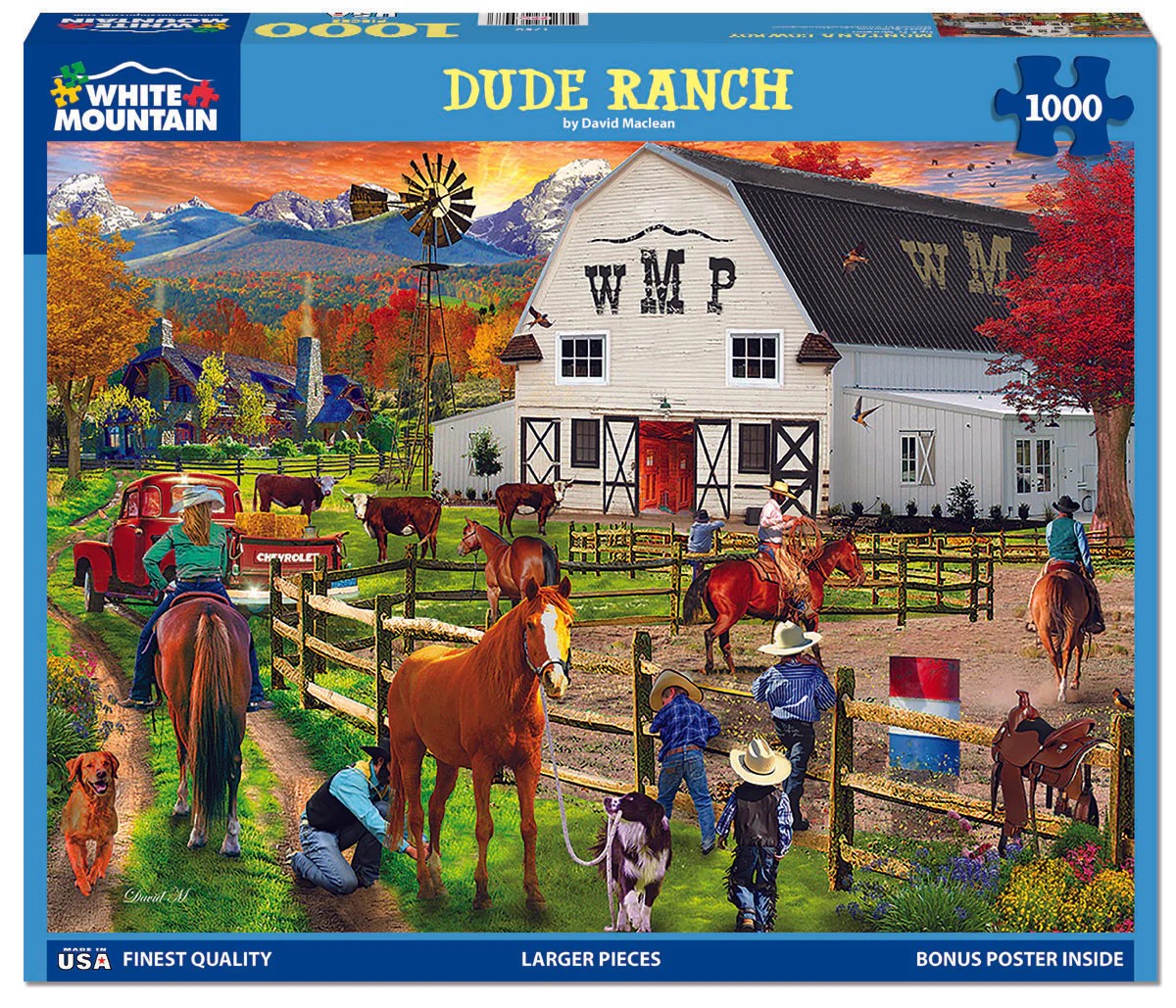 White Mountain - Dude Ranch - 1000 PIÈCES - WHITE MOUNTAIN