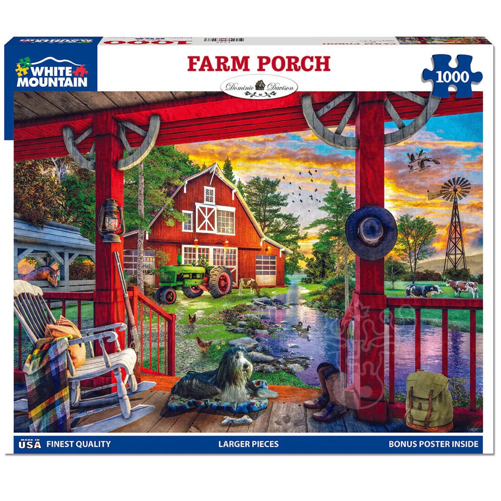 White Mountain - Farm Porch, 1000 - 1000 PIÈCES - WHITE MOUNTAIN