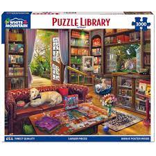 WHITE MOUNTAIN - PUZZLE LIBRARY, 1000 - 1000 PIÈCES - WHITE MOUNTAIN