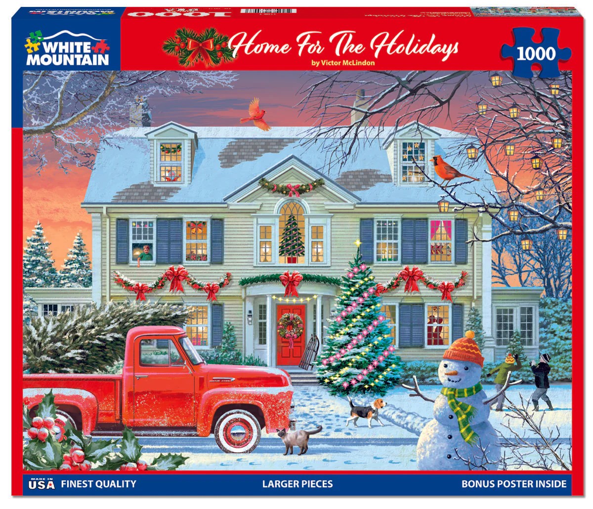 White Mountain - Home For The Holidays - 1000 PIÈCES - WHITE MOUNTAIN