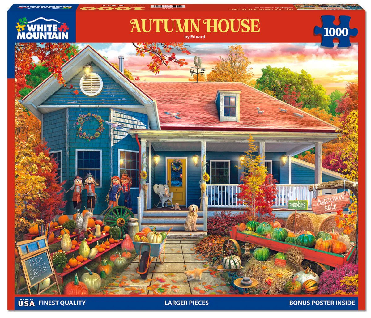 White Mountain -Autumn House-1000 - 1000 PIÈCES - WHITE MOUNTAIN