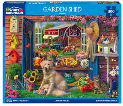 White Mountain - Garden Shed, 1000 - 999 PIECES ET MOINS - WHITE MOUNTAIN