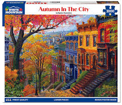 White Mountain - La ville a l'automne - 1000 PIÈCES - WHITE MOUNTAIN