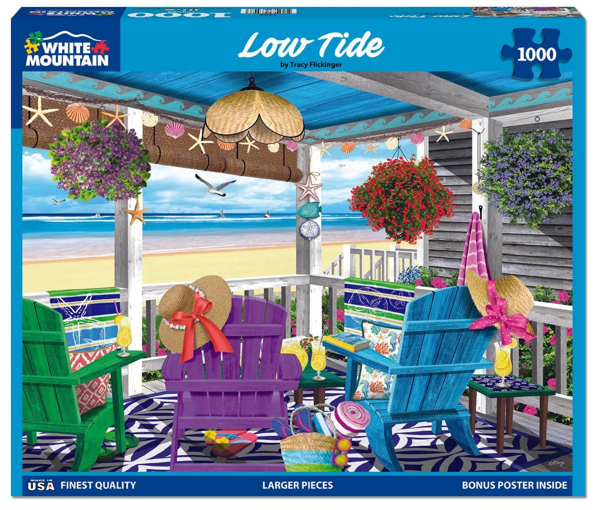 White Mountain - Low Tide, 1000 pieces - 1000 PIÈCES - WHITE MOUNTAIN