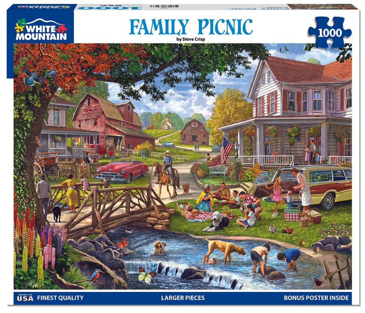 White Mountain - Family Picnic ,1000 - 1000 PIÈCES - WHITE MOUNTAIN