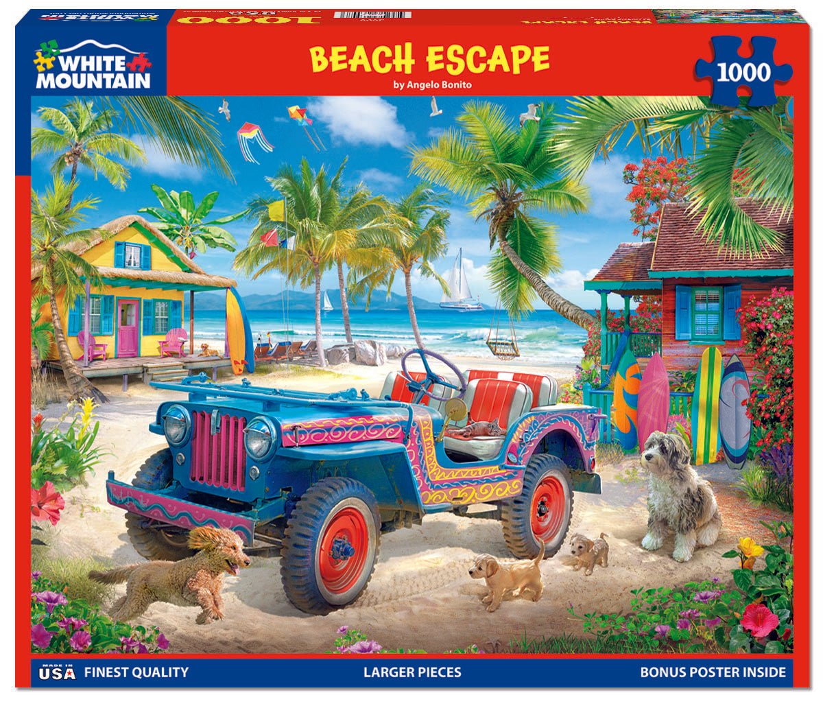 White Mountain -Escapade a la plage,1000 - 1000 PIÈCES - WHITE MOUNTAIN