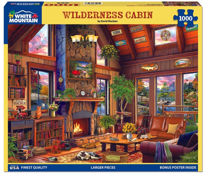 White Mountain - Wilderness Cabin, 1000p - 1000 PIÈCES - WHITE MOUNTAIN