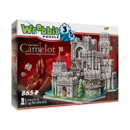 CASSE-TÊTE 3D CAMELOT DU ROI ARTHUR - CASSE-TÊTE ADULTES - WREBBIT