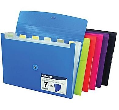 CLASSEUR MODE EXP. 7 POCHETTES - CLASSEMENT & RANGEMENT - WINNABLE